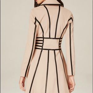 Bebe Corset Trench Coat